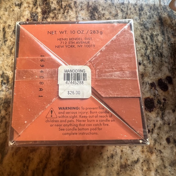 Henri Bendel New Factory Sealed Mandarin Orange Bath and Body Works 10 oz - Picture 3 of 6